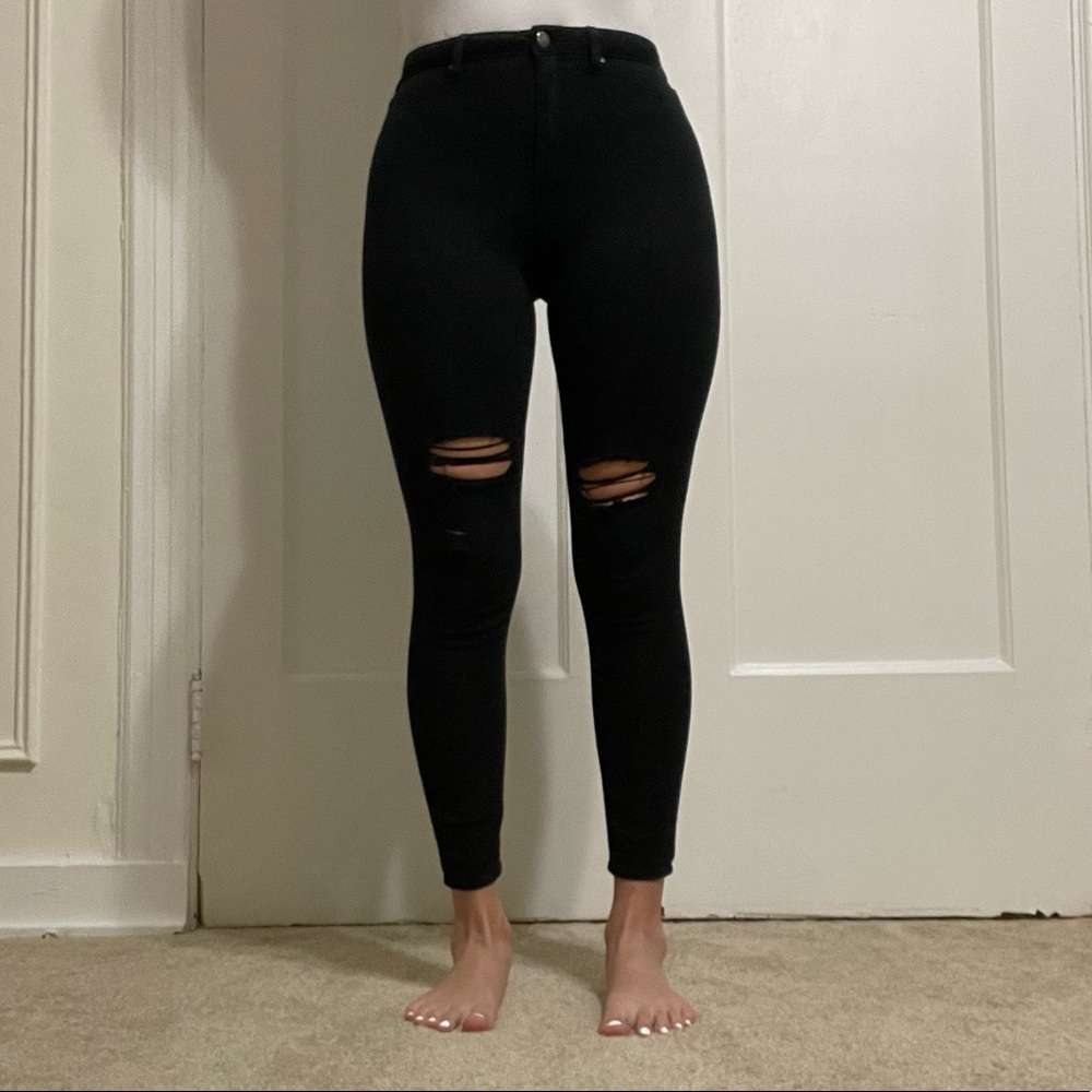 Black RSQ High Rise Skinny Jeans